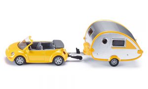 Siku 1629 - VW Beetle met caravan 1 :87