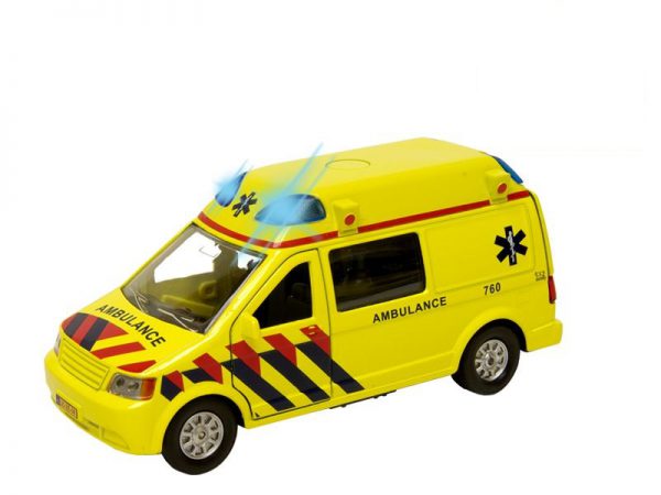 Kidsglobe 510643 Ambulance VW met licht en geluid