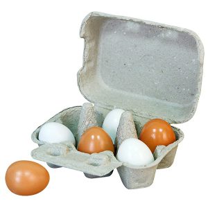 Vigatoys Eieren 6 stuks in doosje