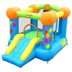 Springkussen Party Slide & Hoop Bouncer