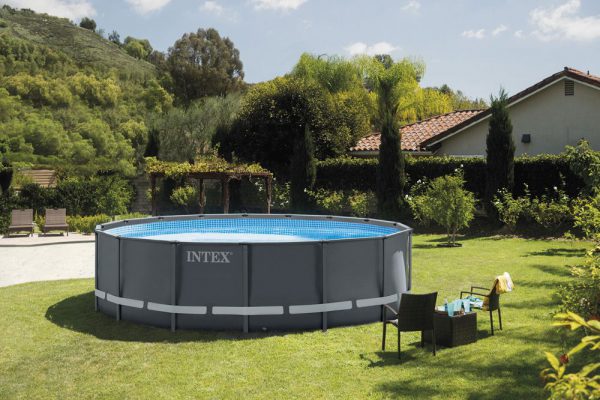 Intex Ultra XTR Frame Pool 549 cm. x 132 cm. Compleet pakket (+ zandfilterpomp)