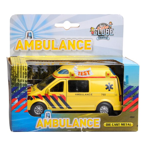 Kidsglobe 510643 Ambulance VW met licht en geluid