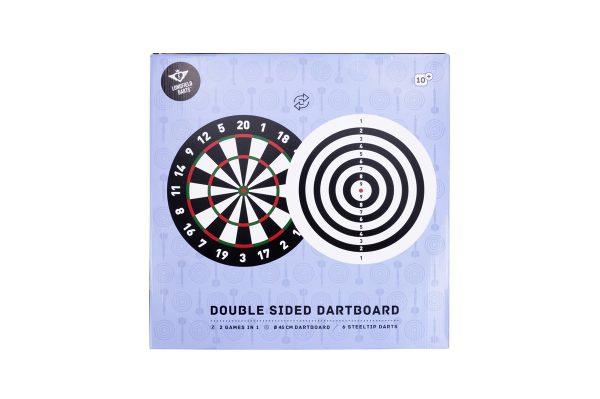 Dartbord Longfield 2.5cm Flockboard incl 6 dartpijlen