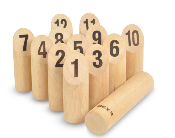 Kubb Numbers Original Bex Nummerkubb rubberwood