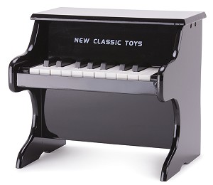Piano zwart 18-toetsen kinderpiano