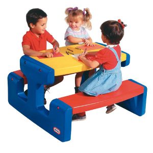 Little Tikes Grote Picknicktafel Primary colors