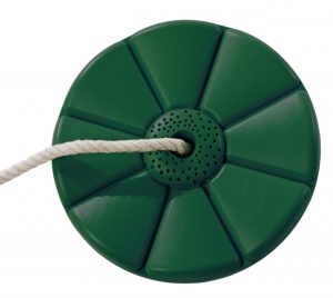 Kunststof schotelschommel (PH-touwenset)- Groen