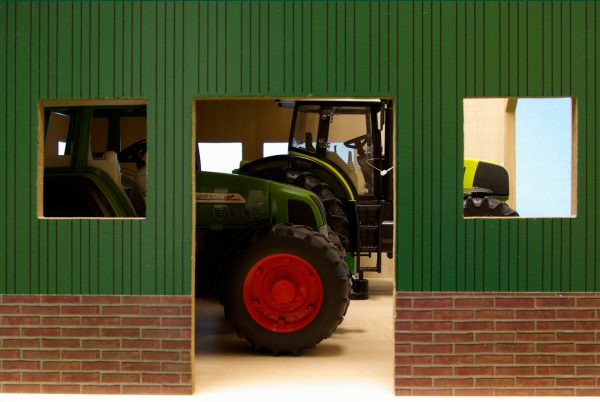 Tractorloods 2 voertuigen Kidsglobe Schaal 1 : 16