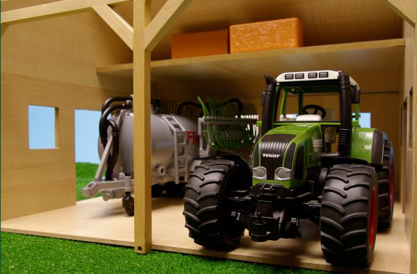 Tractorloods 2 voertuigen Kidsglobe Schaal 1 : 16