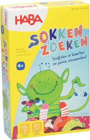 Haba Sokken zoeken Kaartspel kinderspel