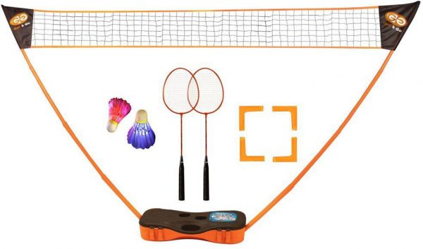 Badmintonset Get & Go in koffer badminton