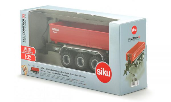 Siku Control 6786 - 3-assig haaklift-chassis met afzetcontainer Schaal 1 : 32