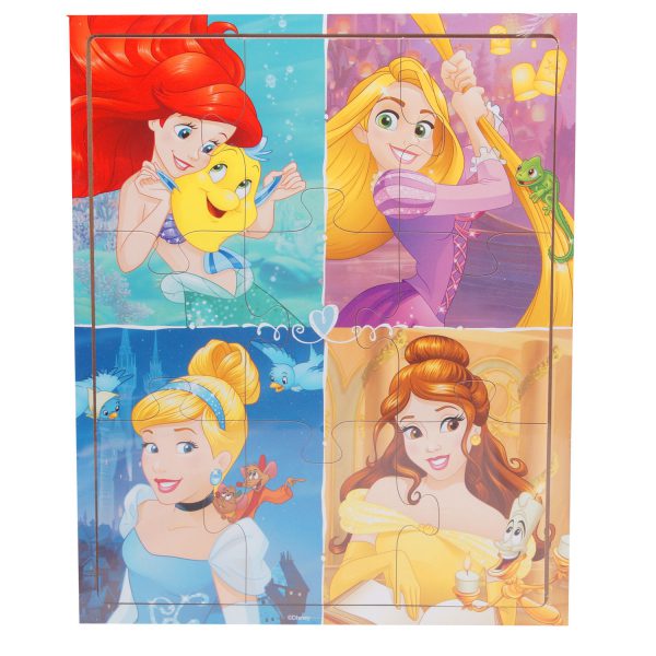 Houten puzzel Disney - 4 assorti