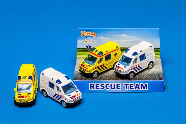 Ambulance en politieauto - speelset 2Play Traffic