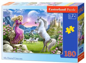 My friend Unicorn - Castorland puzzel 180 stukjes