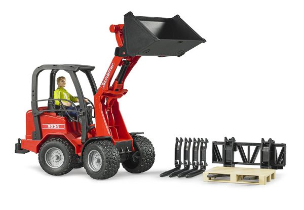 Bruder 02191 - Speelset Schafer 2034 Minishovel met accessoires