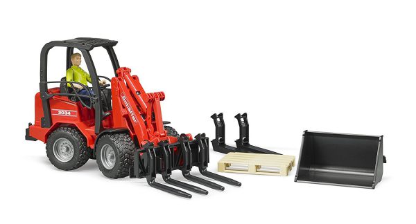 Bruder 02191 - Speelset Schafer 2034 Minishovel met accessoires