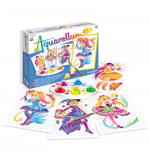 Aquarellum Junior Magical Girls - Knutselpakket Schilderen Sentosphere