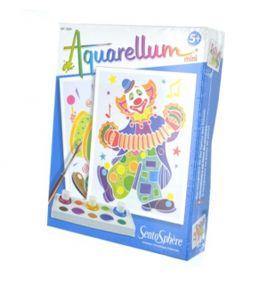 Aquarellum Mini Clowns - Knutselpakket Schilderen Sentosphere