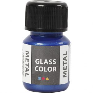 Glasverf Glass Color Metal - 35 ml.-Blauw