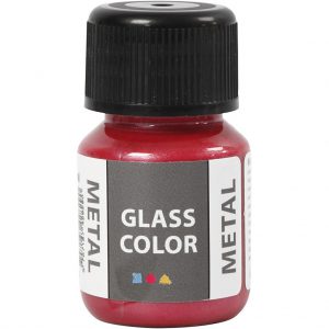 Glasverf Glass Color Metal - 35 ml.-Rood