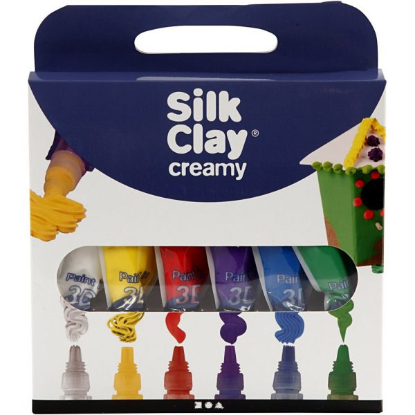 Silk Clay Creamy - 6 x 35 ml. - set 1
