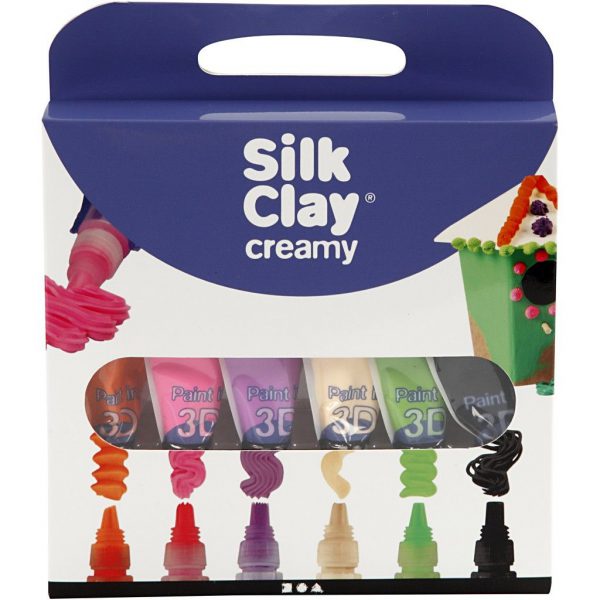 Silk Clay Creamy - 6 x 35 ml. - set 2