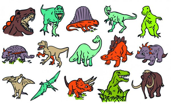 Stampo Kids Dinosaurus Stempelset