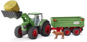 Schleich 42379 Tractor met aanhanger FarmWorld