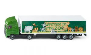 Siku 1627 Truck met oplegger dierentuin