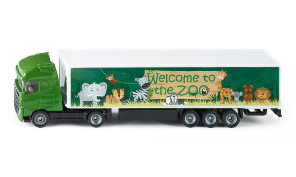 Siku 1627 Truck met oplegger dierentuin