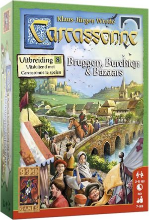 Carcassonne Uitbreiding Bruggen Burchten en Bazaars - Bordspe