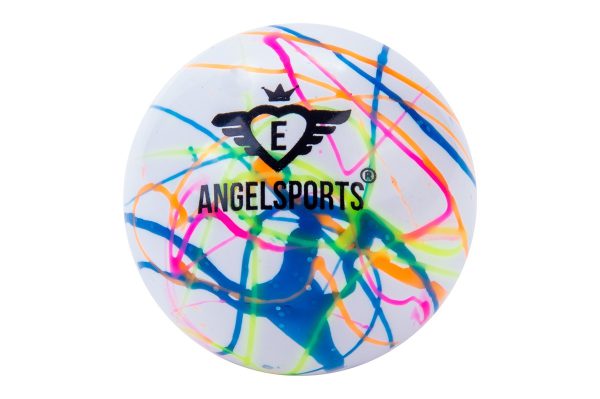 Hockeybal Zwart of Wit flamed AngelSports