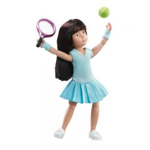 Kruselings pop Luna met tennis set