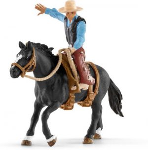 Schleich 41416 Western cowboy in het zadel Farm World