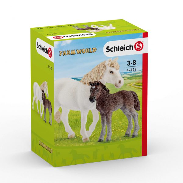 Pony en veulen - Schleich 42423