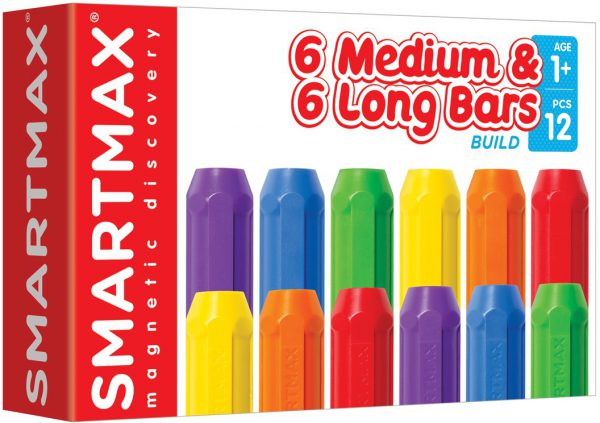 Smartmax Uitbreidingsset - 6 lange & 6 medium staven