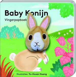 Vingerpop boekje Baby Konijn Baby/Peuterboek