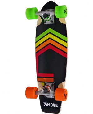 Skateboard Move Cruiser Neon 23 inch Retro