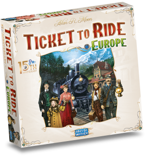 Ticket-to-Ride Europe 15th-Anniversary Bordspel