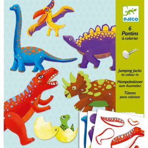 Djeco knutselset Dinosaurussen kleur-knutselpakket