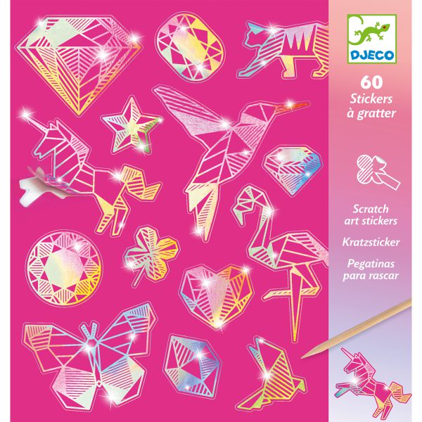 Djeco Krasstickers Diamond Knutselset