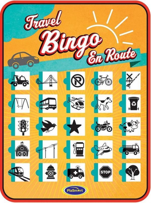 Travel-Bingo-en-Route Auto-bingo Zoekspel