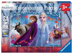 Frozen II Reis naar het onbekende Kinderpuzzel 2 x 24 stukjes