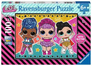 LOL Sterren-en-Glitters Ravensburger-puzzel 100-stukjes-XXL
