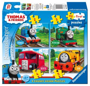 My first puzzles Thomas & Friends - Puzzelbox Ravensburger Box 2-3-4-5 stukjes