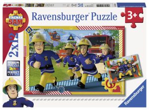 Brandweerman Sam Kinder-puzzel Ravensburger 2 x 24 stukjes