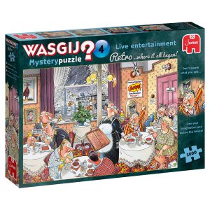Jumbo 19177 Wasgij-puzzel  Retro Mystery-4 1000 stukjes