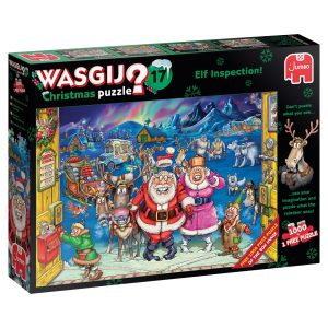 Jumbo 25003 Wasgij Legpuzzel Christmas-17 Elfinspectie 2x1000 pcs