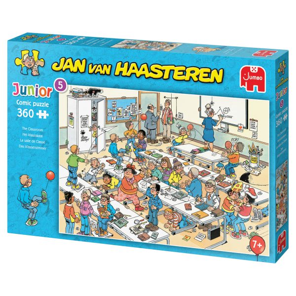 Jumbo 20062 Jan van Haasteren Junior Het Klaslokaal 360 stukjes - Kinderpuzzel